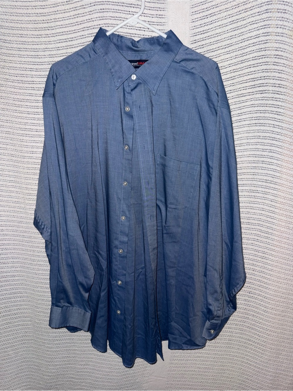 Roundtree & Yorke Blue Men's Button-Up Shirt